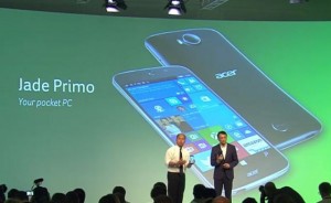 Monde: Le premier «PC Phone» sous Windows 10 est:  le Jade Primo