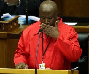 Afrique du Sud: Julius Malema expulsé du parlement pour avoir traité le vice Président de meurtrier