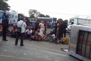 Côte d'Ivoire:  Gagnoa, un véhicule de transport perd son contrôle deux morts plusieurs blessés