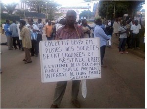 Cameroun : Manifestations à  Yaoundé, les ex-employés des sociétés d'Etat défient les forces de l'ordre