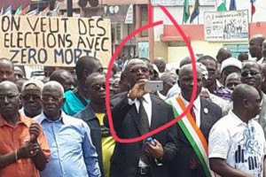Côte d'Ivoire: Les leaders de la marche font des selfies