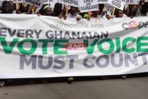 Ghana : Affaire fichier électoral : Marche pour les droits au vote et à  la nationalité