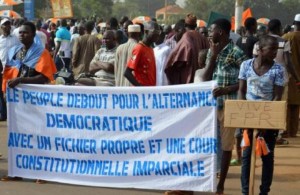 Niger  : Manifestation de l' opposition  à  Niamey pour exiger des élections crédibles au Président