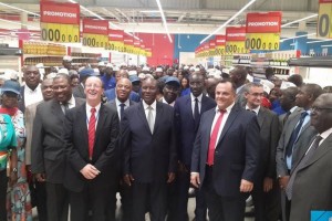 Côte d'Ivoire: Duncan en visite sur le chantier du centre commercial Carrefour