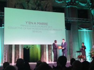Sénégal: Le mouvement citoyen Y'en a marre a reçu le prix  «Prince Claus»  pour sa lutte pour «la préservation de la démocratie au Sénégal et en Afrique»