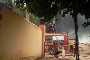 Togo: Incendie maîtrisé au Camp RIT à  Lomé