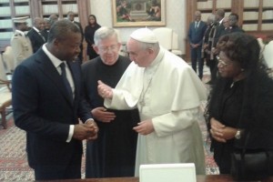 Togo: Faure au Vatican, priorités du pape François pour le pays