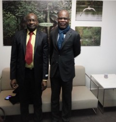 Koacinaute: Diaspora-Activité diplomatique : Son Excellence Ngoyo Moussavou a reçu en audience M. OSSOGO NZE Alexandre