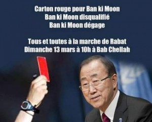 Koacinaute: Plusieurs millions de Marocains mettent à  l'index Ban Ki Moon