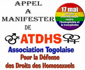 Koacinaute: Appel à  manifester pour le respect des Droits des Homosexuels au Togo