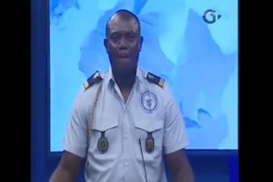 Vidéo Gabon: Un lieutenant craque en plein direct sur Gabon Télévision