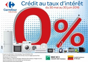 Côte d'Ivoire: Carrefour répond favorablement à  la demande de ses clients et relance ses prêts à  taux zéro