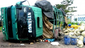 Guinée: Quatre morts et plusieurs blessés dans un accident de la route à  Kankan