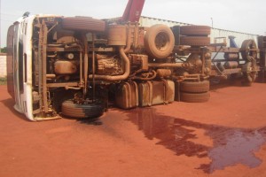 Burkina Faso: Un camion renverse une dizaine d'usagers et fait un mort à  Bobo Dioulasso