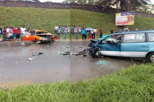 Côte d'Ivoire: Deux voitures entrent en collision à   Cocody