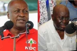 Ghana : Présidentielle 2016, Un sondage propulse l'opposant Akufo-Addo, le pouvoir vise 57%