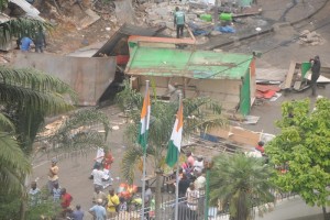 Côte d'Ivoire: Les bulldozers détruisent le marché de la rue des banques du Plateau