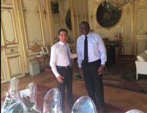 Côte d'Ivoire: En vacances à  Paris, Hamed Bakayoko a rencontré Manuel Valls