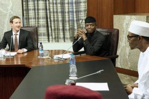 Nigeria: Buhari impressionné par Zuckerberg et son projet