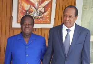 Côte d'Ivoire: Blaise Compaoré en visite privée chez Bédié, aucune déclaration à  l'appui