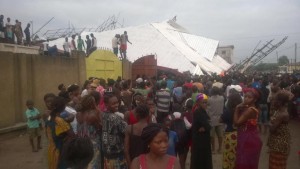 RDC:  Un immeuble  en construction s'effondre à  Kinshasa, sept mort au moins