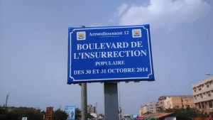 Burkina Faso: Un boulevard et une place rebaptisés en souvenir de l'insurrection populaire