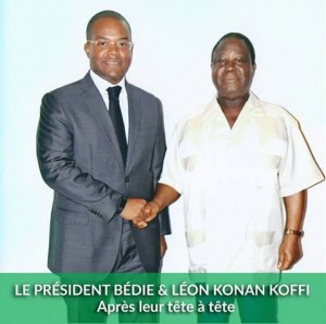 Côte d'Ivoire: Henri Konan Bédié assure LKK de son soutien pour les futures batailles politiques