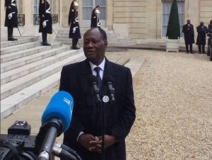 Côte d'Ivoire : A sa sortie de l'Elysée, Ouattara révèle le contenu des échanges avec Hollande