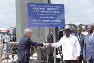 Côte d'Ivoire: L'UE finance un tronçon routier de 36,7 milliards de FCFA du Pont de la Comoé à  Agnibilékro en passant par Abengourou