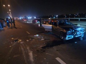 Côte d'Ivoire: Accidents et festivités de fin d'année, le véhicule d'une famille fait tonneau sur le pont HKB