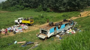 Côte d'ivoire: Un car de 70 places se renverse dans un ravin, des morts et des blessés graves