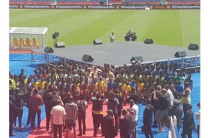 Gabon: Can J-1, ambiance bon enfant à  Libreville, malgré les rumeurs Booba bel et bien en concert samedi pour l'ouverture