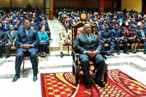 Gabon: Bongo au premier rang de la rentrée solennelle de la Cour constitutionnelle qui annonce «de grands travaux de réécriture des textes»