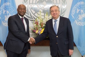 Gabon: Prise de contact avec le nouveau SG de l'Onu, Guterres salue le dialogue inclusif