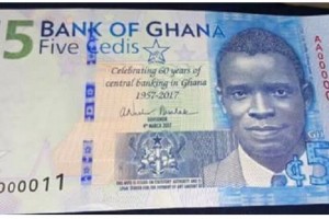 Ghana: Sortie d'un nouveau billet de 5 Ghana cedis