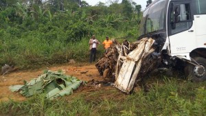 Cameroun: 5 morts dans un accident de la circulation  entre Douala et Yaoundé