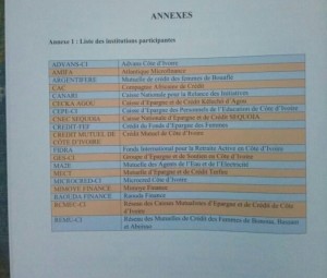 Côte d'Ivoire: Fonctionnement de la microfinance, L'APSFD-CI présente le mécanisme et dresse le bilan