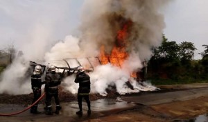 Côte d'Ivoire: Incendie, 35 tonnes d'anacarde partent en fumée sur l'axe Yamoussoukro-Tiébissou
