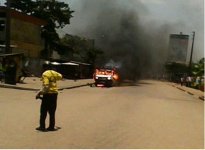 Bénin:  Des maisons partent en fumée à  Abomey  Calavi
