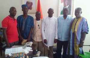 Côte d'Ivoire: Le groupe  focal du MAEP rend visite  au maire Djibo Nicolas