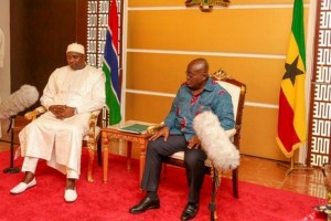 Ghana-Gambie: Le Président Barrow en remerciement à  Accra