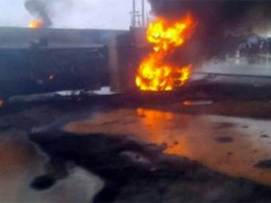 Bénin: L'explosion d'une station service Oryx  fait deux blessés graves à  Cotonou