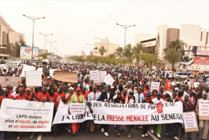 Sénégal: Marche des journalistes contre les menaces sur la liberté de la presse