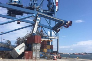 Côte d'Ivoire: Un navire cargo heurte un portique du port à  conteneurs d'Abidjan, le drame évité