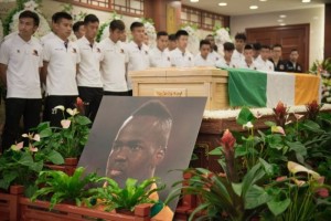 Côte d'Ivoire : Dernier hommage en Chine à  Cheick Tioté avant le transfert de sa dépouille