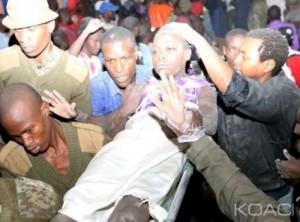 Kenya:  Effondrement  d'un immeuble,  une femme et ses deux enfants extraits vivants  des décombres