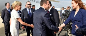 Koacinaute:  Accueil chaleureux du Président Français par le Roi Mohammed VI du Maroc pour sa première visite au Maghreb