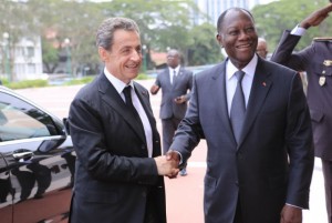 Côte d'Ivoire: Sarkozy retrouve Ouattara au palais avec le groupe Accor Hotels