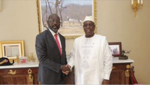 Sénégal-Liberia: Lobbying pour la présidentielle libérienne, George Weah reçu par le Président Macky Sall
