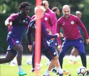 Côte d'Ivoire: Annoncé partant, Wilfried Bony à  la reprise avec Manchester City, Yaya et son tee-shirt truffé de Diamant